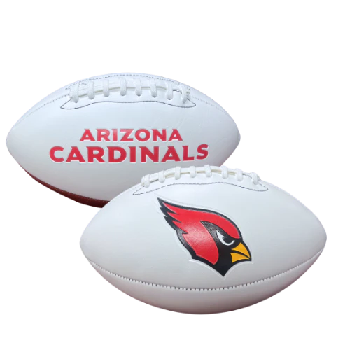 ARIZONA CARDINALS EMBOSSED NFL SIGNATURE SERIES FOOTBALL