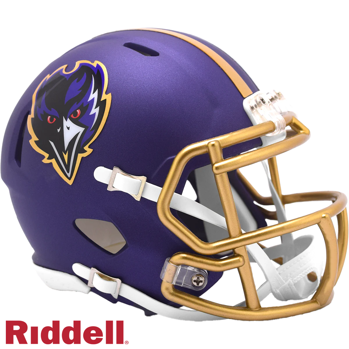 BALTIMORE RAVENS 2024 ON FIELD ALTERNATE STYLE SPEED MINI HELMET