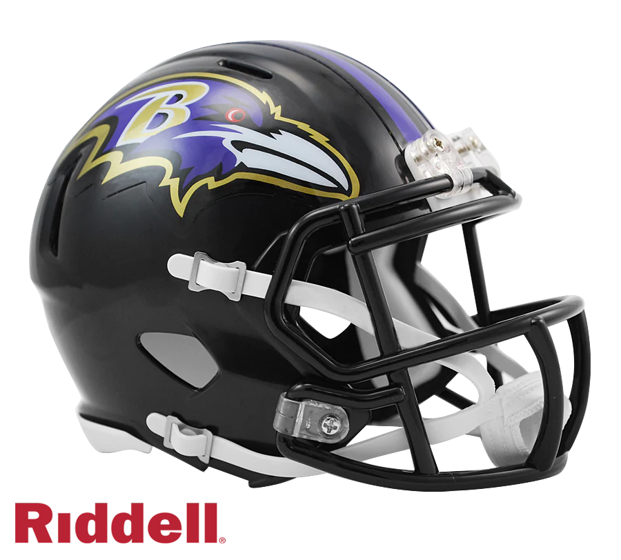 BALTIMORE RAVENS CURRENT STYLE SPEED MINI HELMET