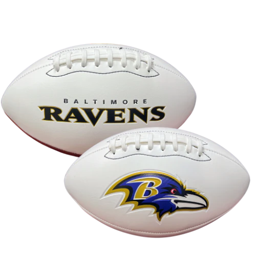 BALTIMORE RAVENS EMBOSSED NFL SIGNATURE SERIES FOOTBALL