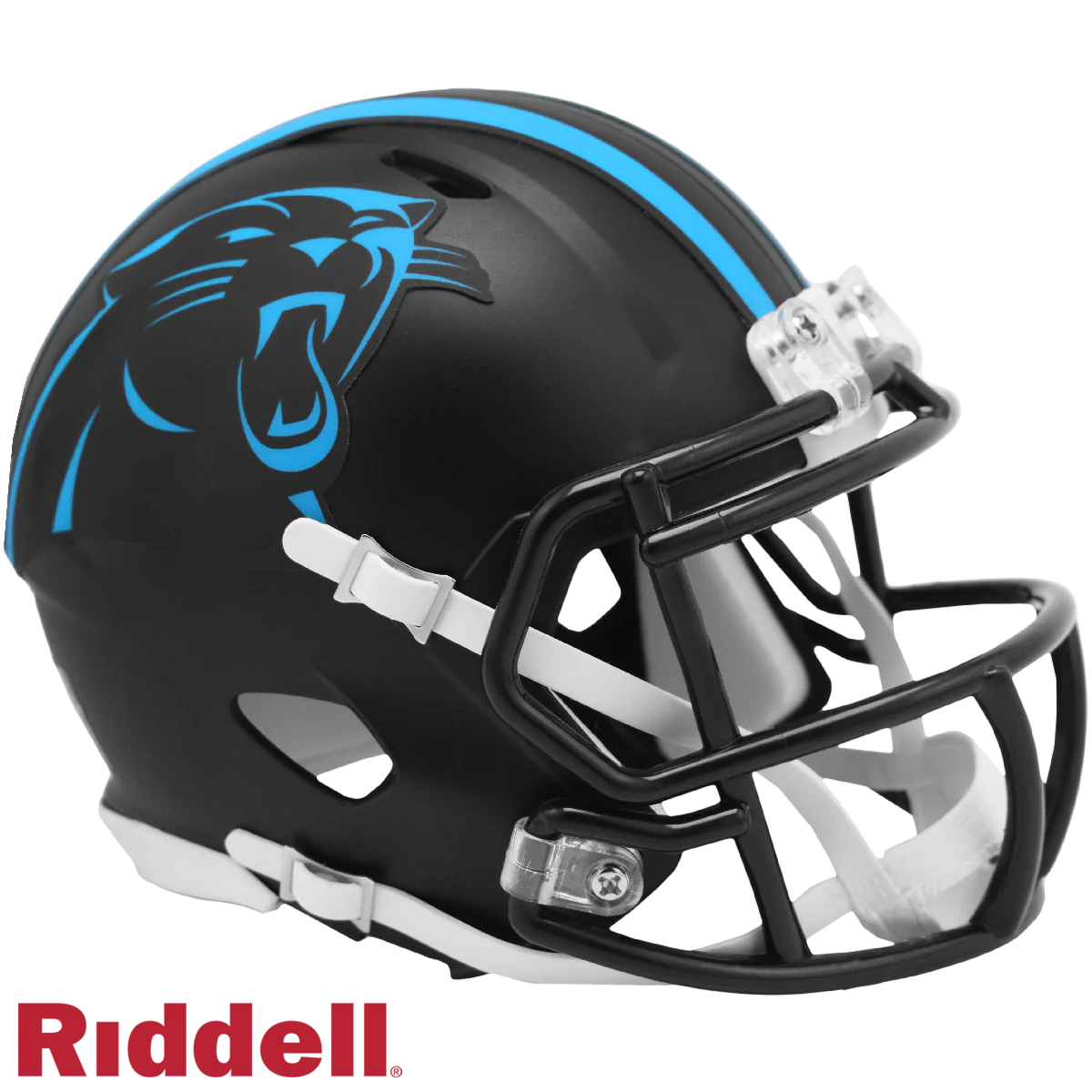 CAROLINA PANTHERS 2022 ON FIELD ALTERNATE STYLE SPEED MINI HELMET