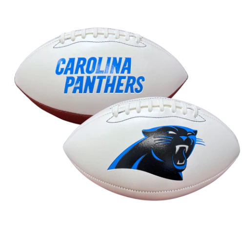 CAROLINA PANTHERS EMBOSSED NFL SIGNATURE SERIES FOOTBALL