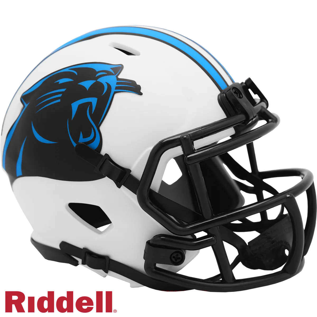 CAROLINA PANTHERS LUNAR LIMITED EDITION MINI HELMET