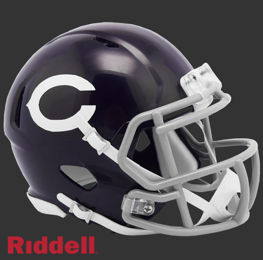 CHICAGO BEARS 1962-73 THROWBACK SPEED MINI HELMET