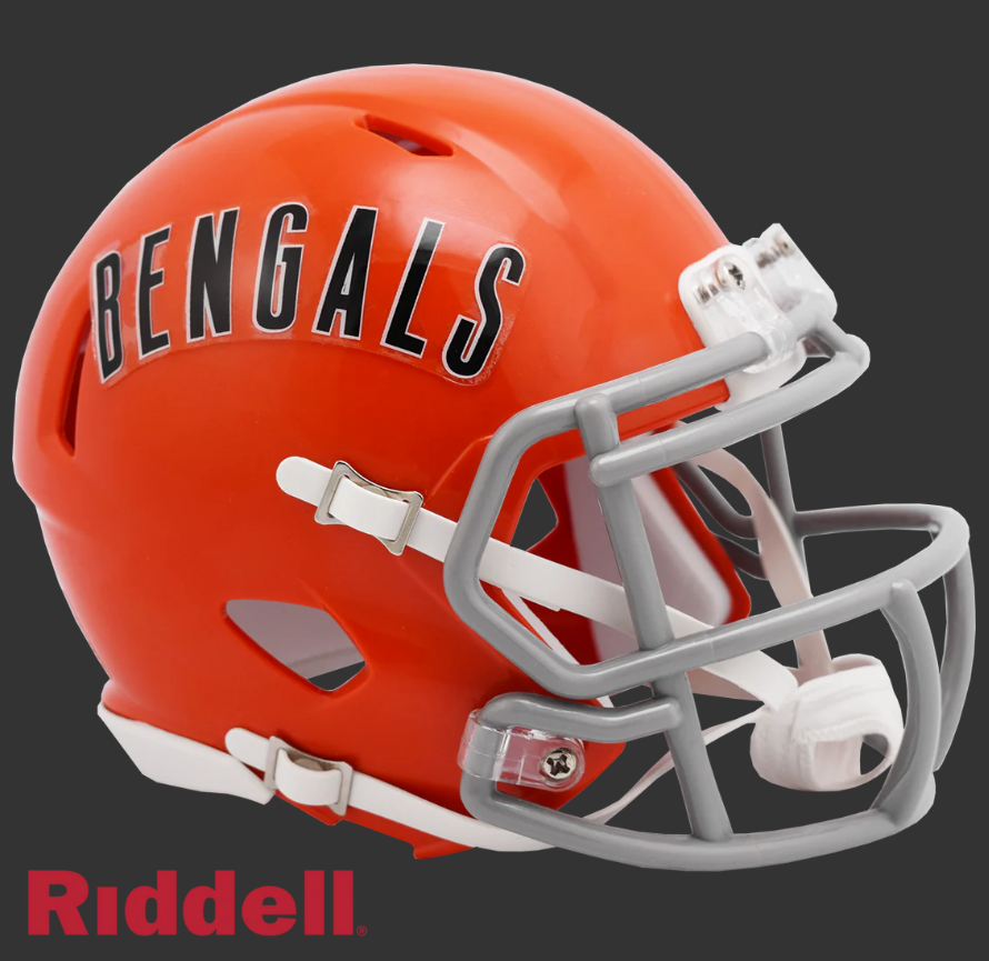 CINCINNATI BENGALS 1968-1979 THROWBACK SPEED MINI HELMET