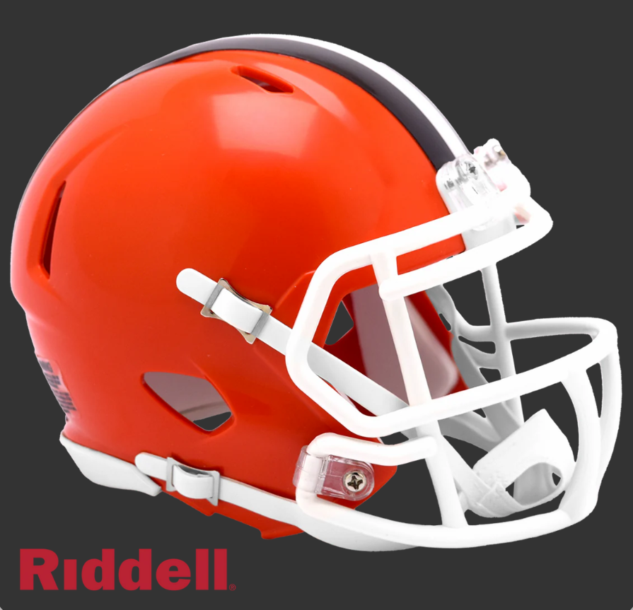 CLEVELAND BROWNS CURRENT STYLE SPEED MINI HELMET