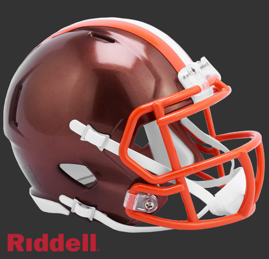 CLEVELAND BROWNS FLASH MINI HELMET