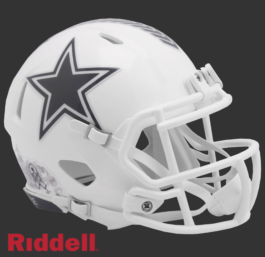 DALLAS COWBOYS SALUTE TO SERVICE 24 MINI HELMET