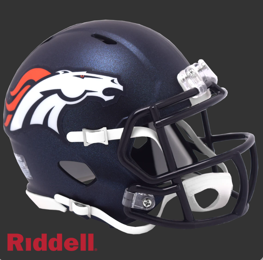 DENVER BRONCOS CURRENT STYLE SPEED MINI HELMET