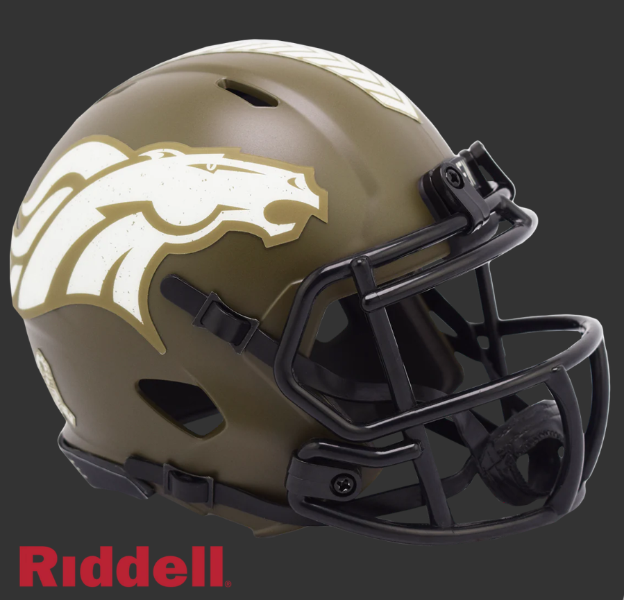 DENVER BRONCOS SALUTE TO SERVICE 22 MINI HELMET