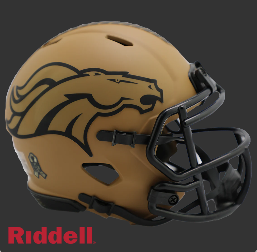 DENVER BRONCOS SALUTE TO SERVICE 23 MINI HELMET