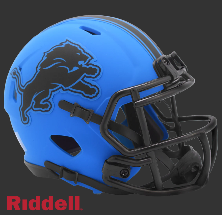 DETROIT LIONS RAVE MINI HELMET