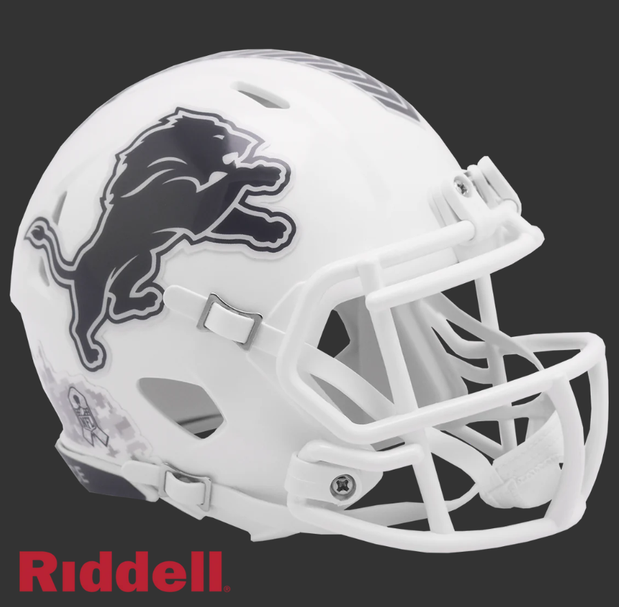 DETROIT LIONS SALUTE TO SERVICE 24 MINI HELMET