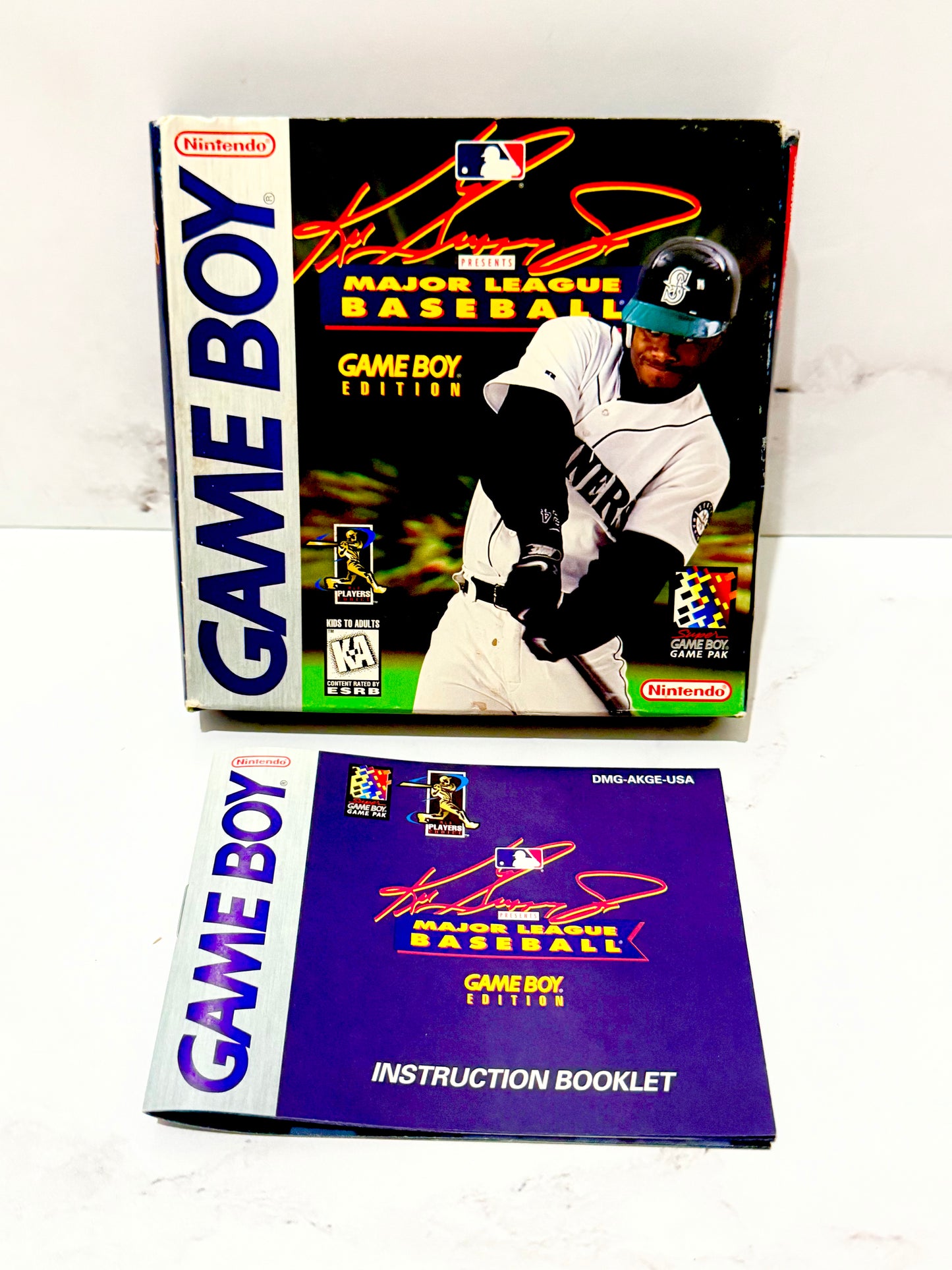 Ken Griffey Jr MLB Game Boy Box and Manual ONLY