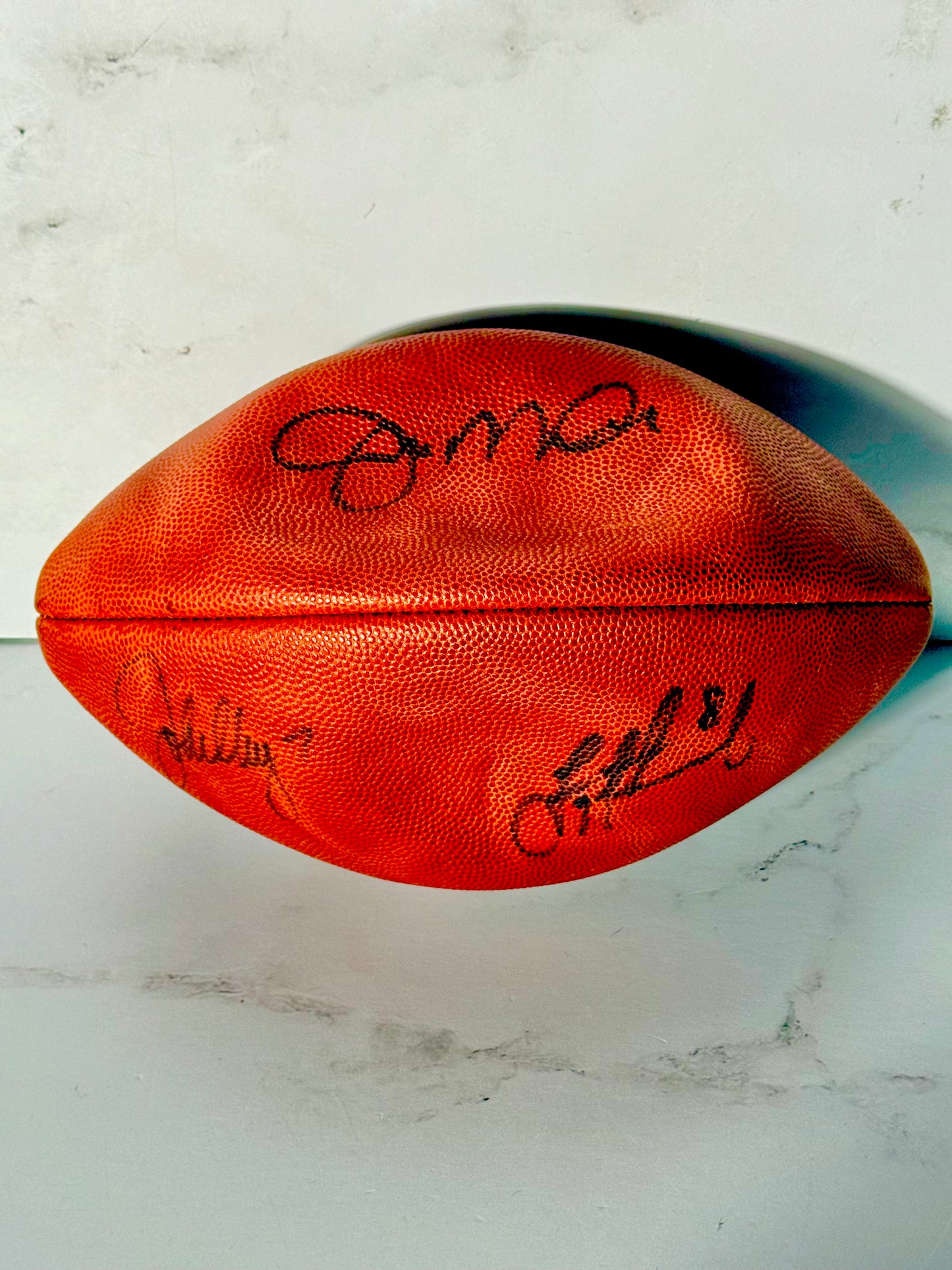 Joe Montana, John Elway & Troy Aikman Signed Official NFL Ball 49ers Broncos Cowboys PSA Certified
