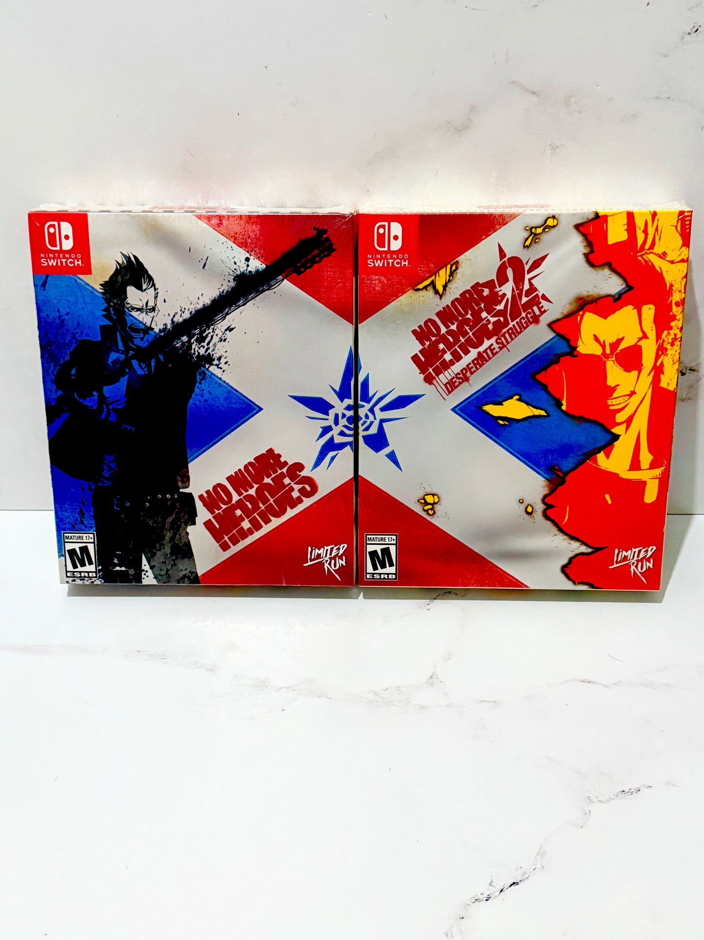 No More Heroes 2 Desperate Struggle Collectors Editions (2) NEW Limited Run Nintendo Switch
