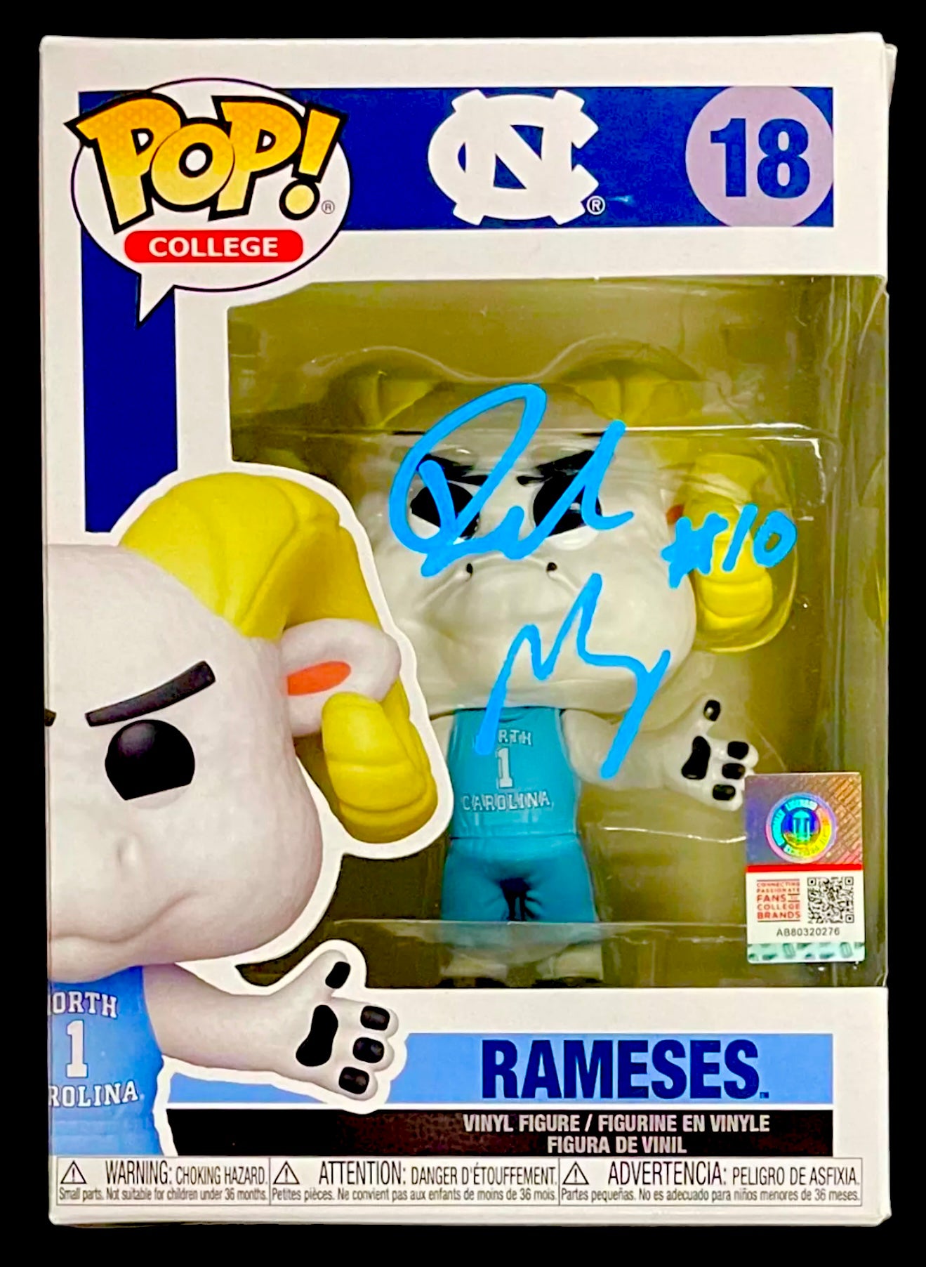 Drake Maye Signed Tar Heels Patriots Funko Pop Beckett Certified