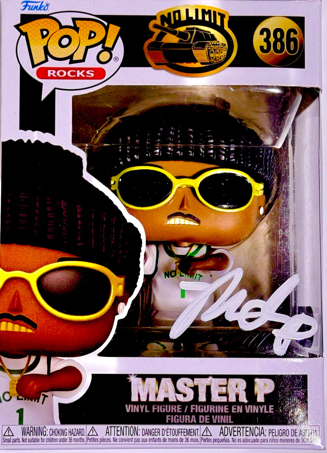 Master P (Rapper) Signed Funko Pop SWAU Certified