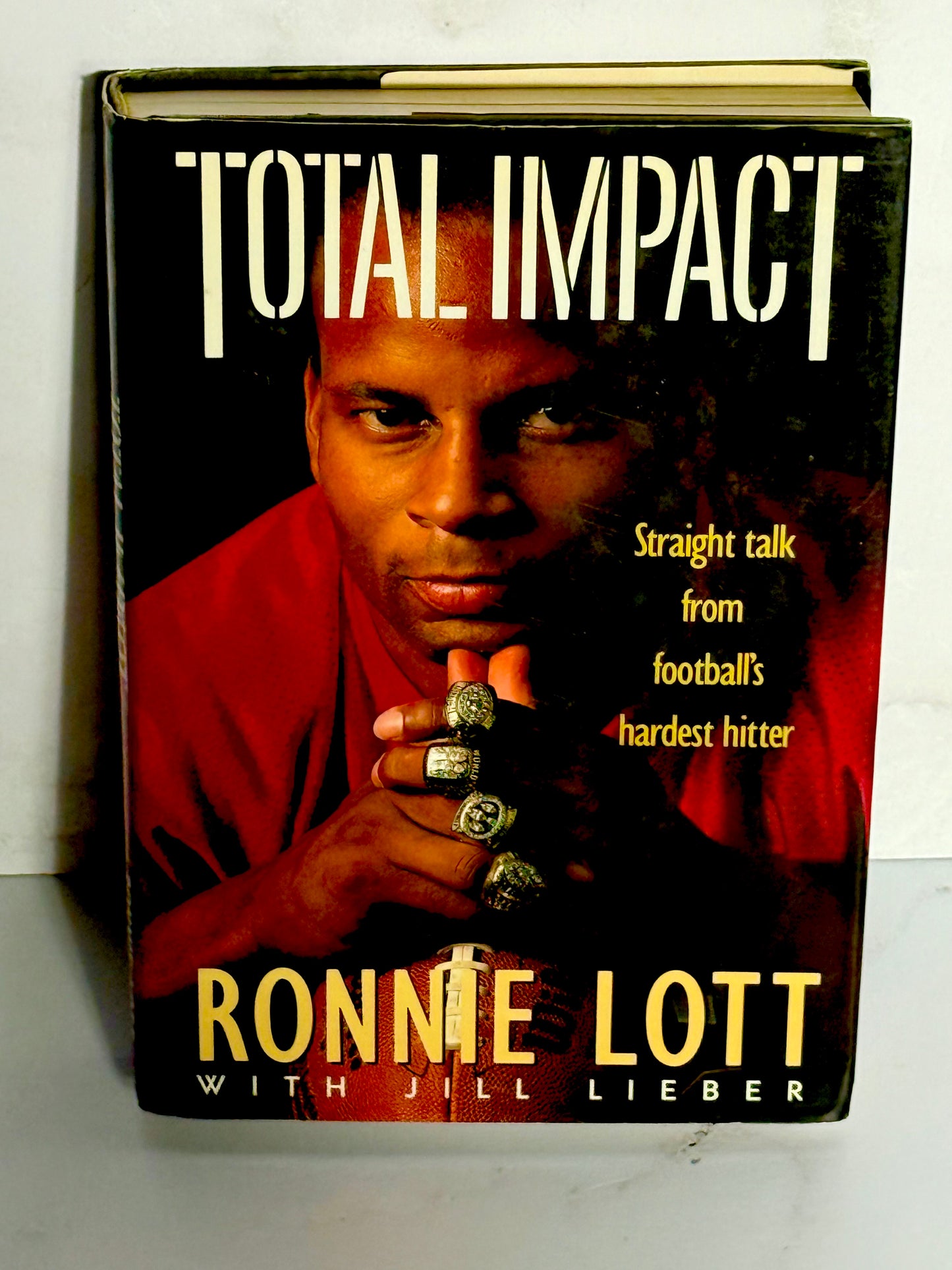 Ronnie Lott Signed Book 49ers PSA Certified