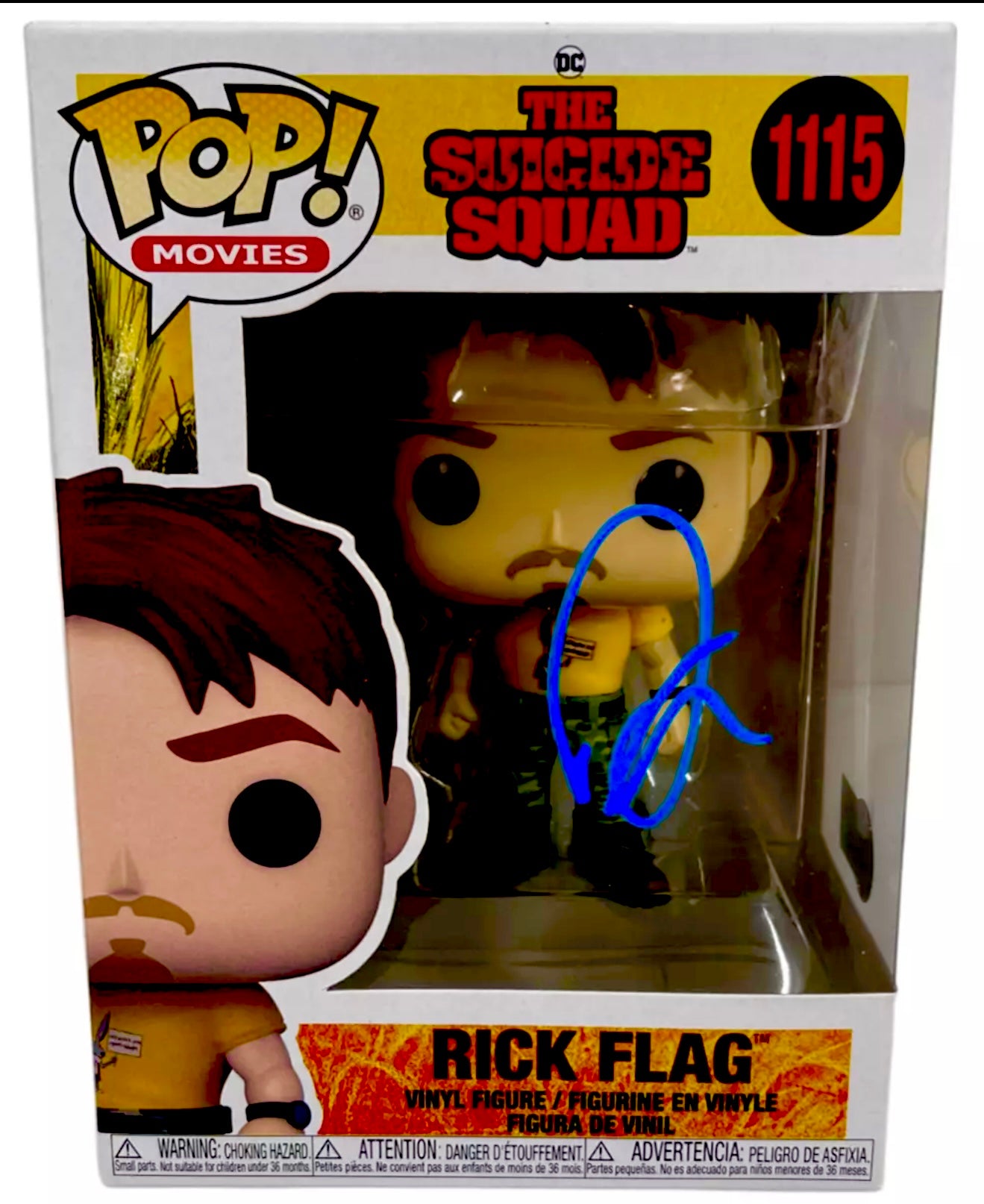Joel Kinnaman Signed Suicide Squad Funko Pop Beckett Certified