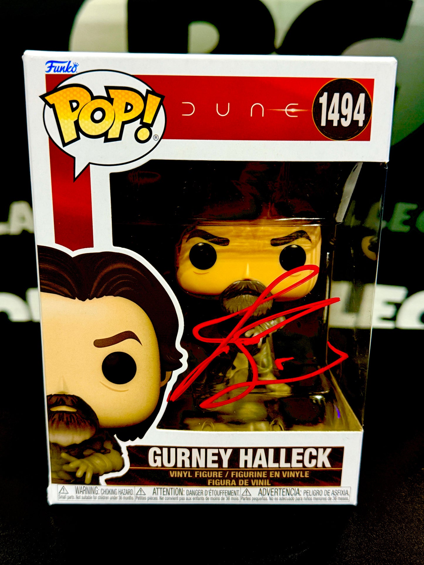 Josh Brolin Signed Dune Funko Pop Beckett Certified