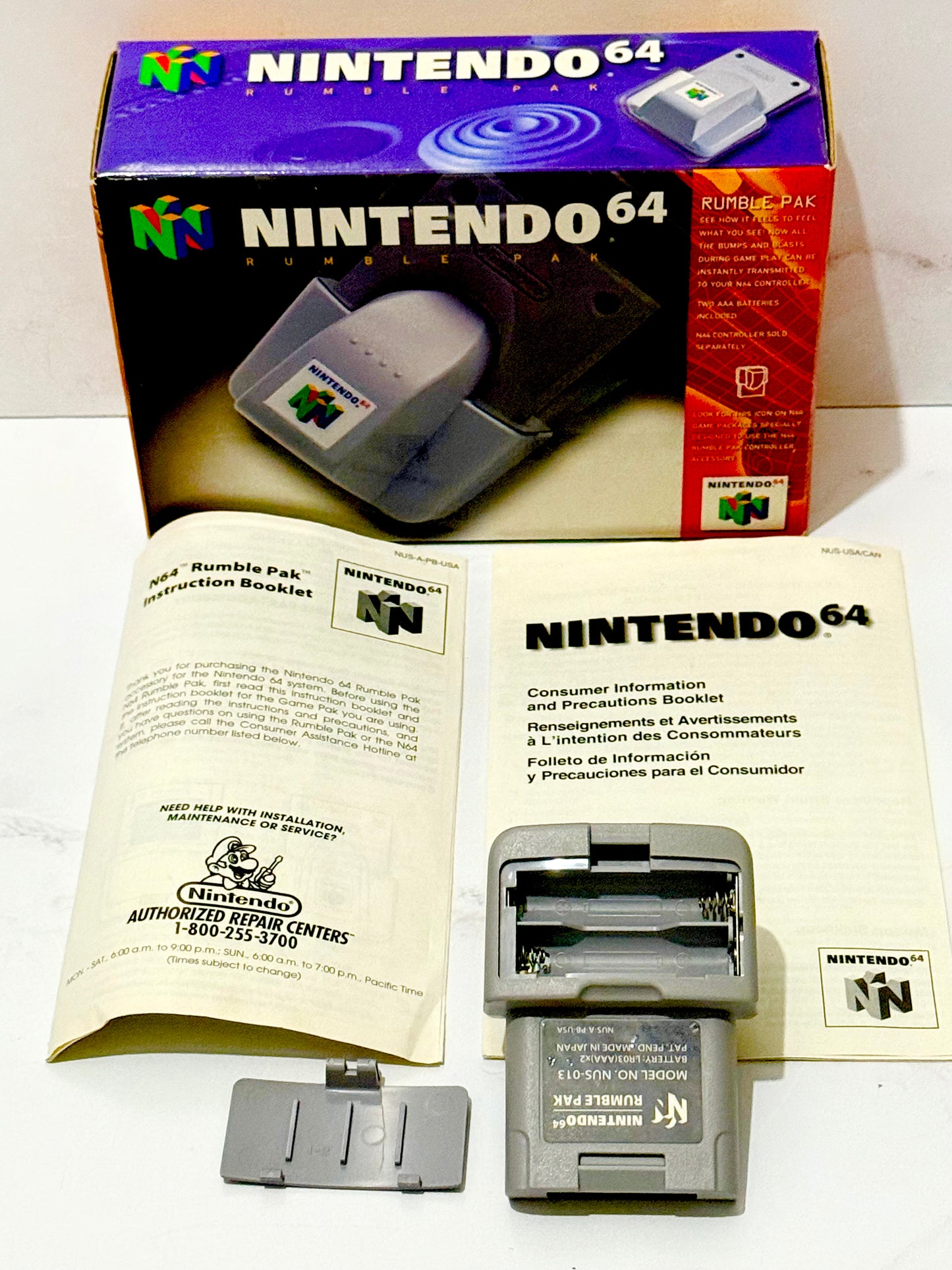 N64 Rumble Pak CIB Nintendo 64