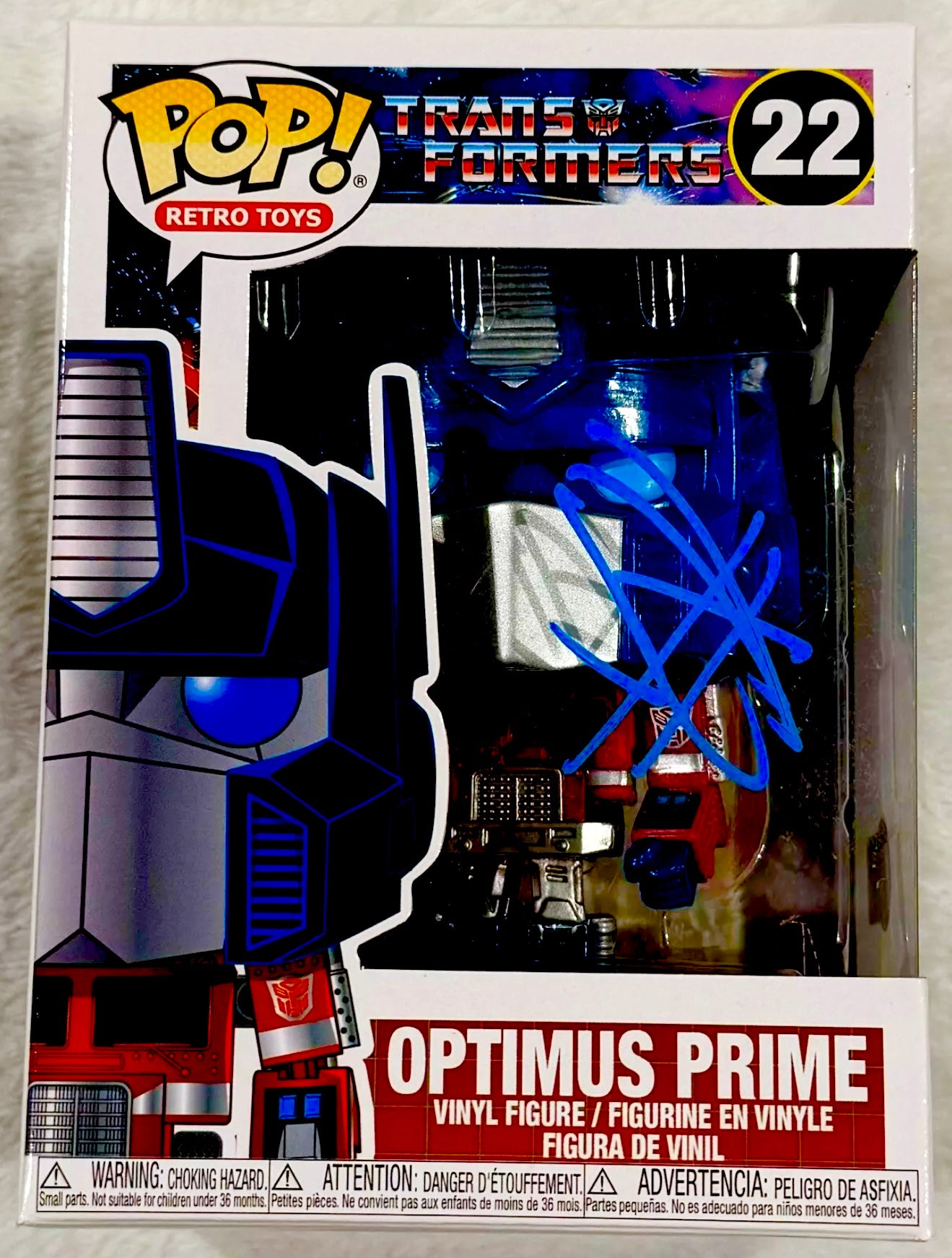 Shia LaBeouf Signed Transformers Prime Funko Pop Beckett Certified