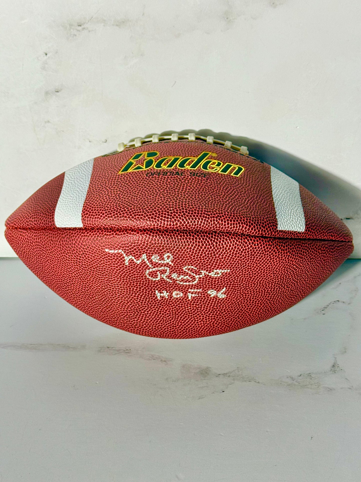 Mel Renfro Signed Cowboys Football (HOF 96) JSA Certified