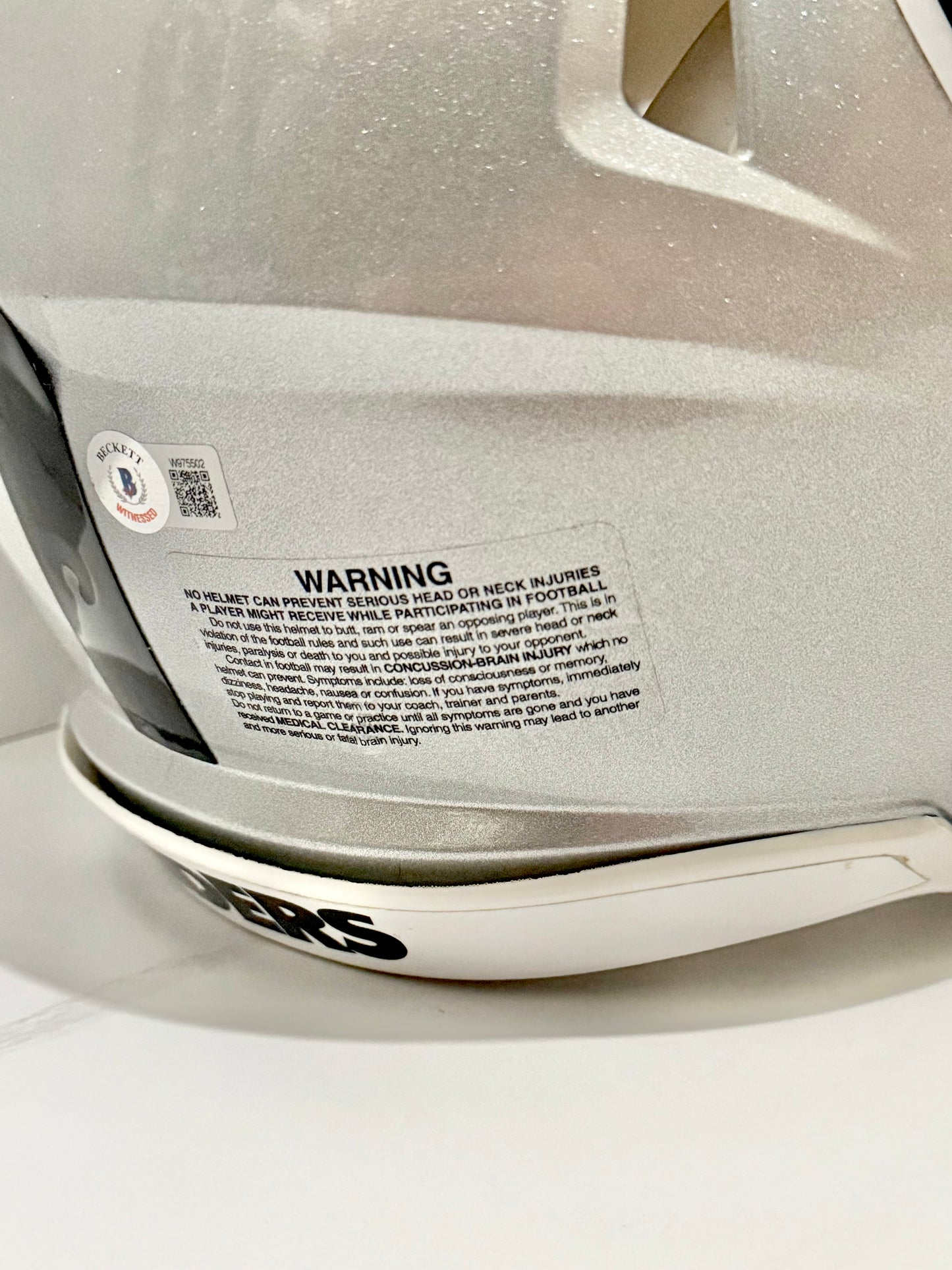 Aidan O’Connell Signed Full Size Authentic Raiders Helmet Beckett Certified (Raider Nation)