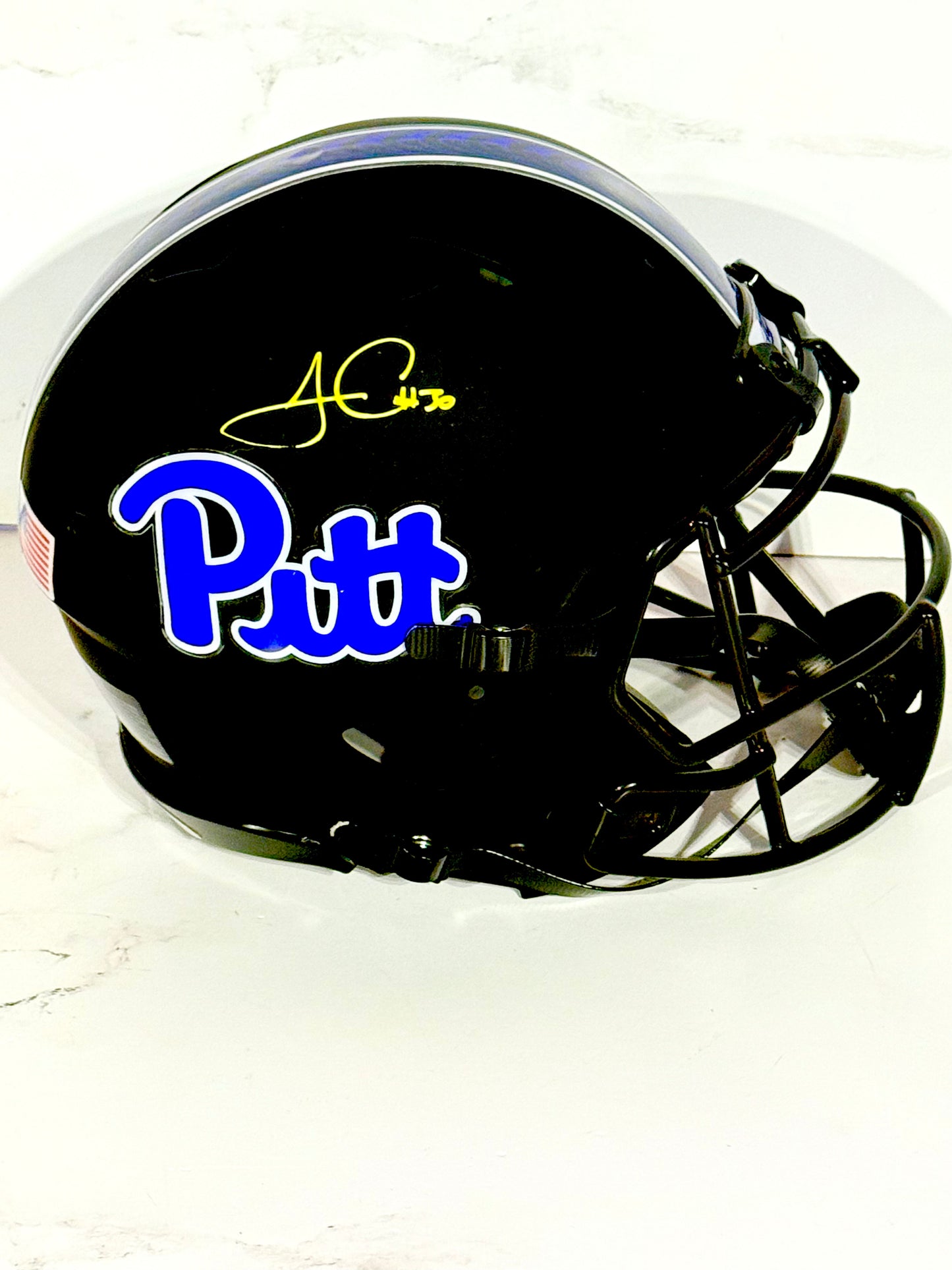 James Conner Signed Cardinals Pitt Full Size Authentic Helmet JSA Certified