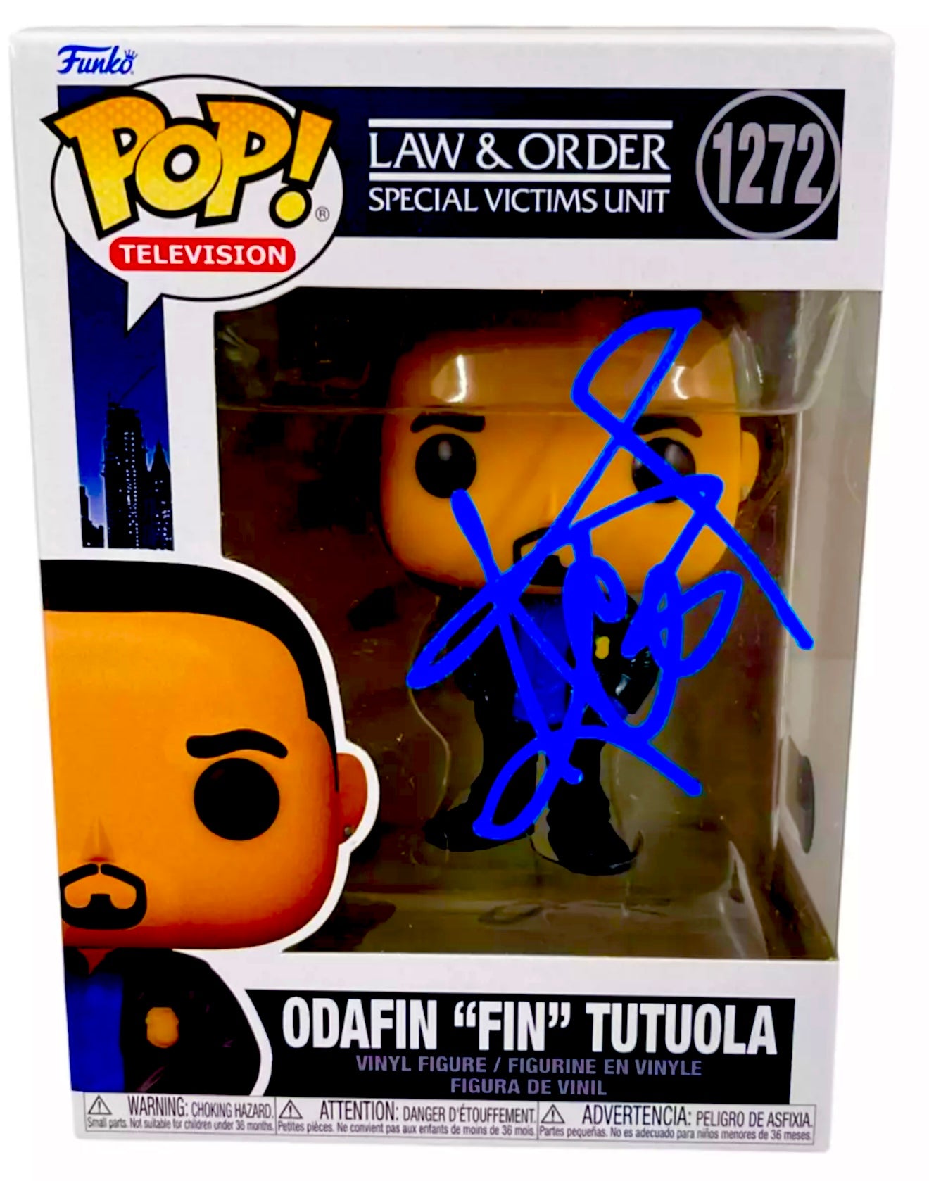 Ice-T Signed Law and Order SVU Funko Pop Beckett Certified
