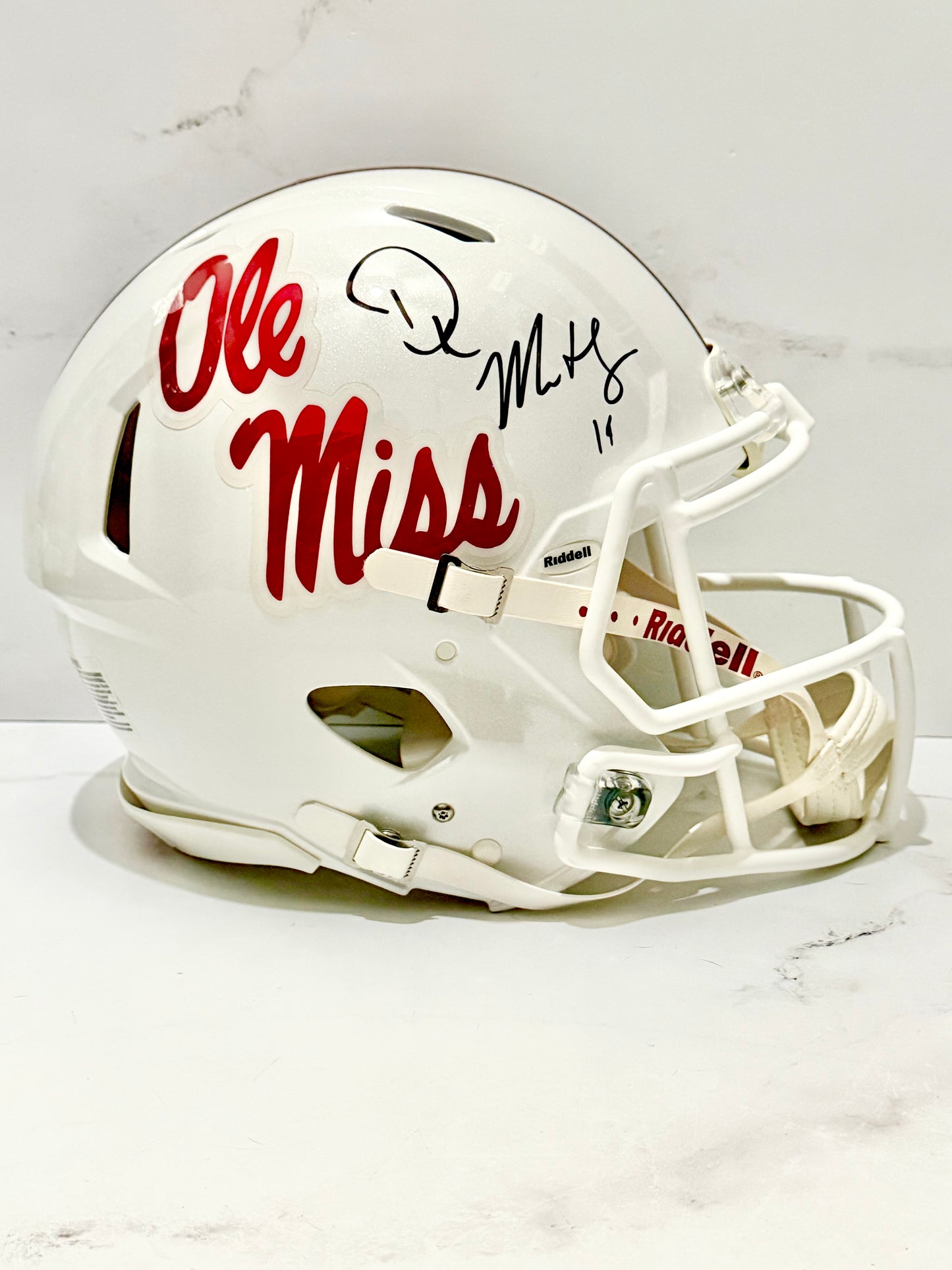 DK Metcalf Signed Rebels Seahawks Full Size Authentic Helmet Beckett Certified