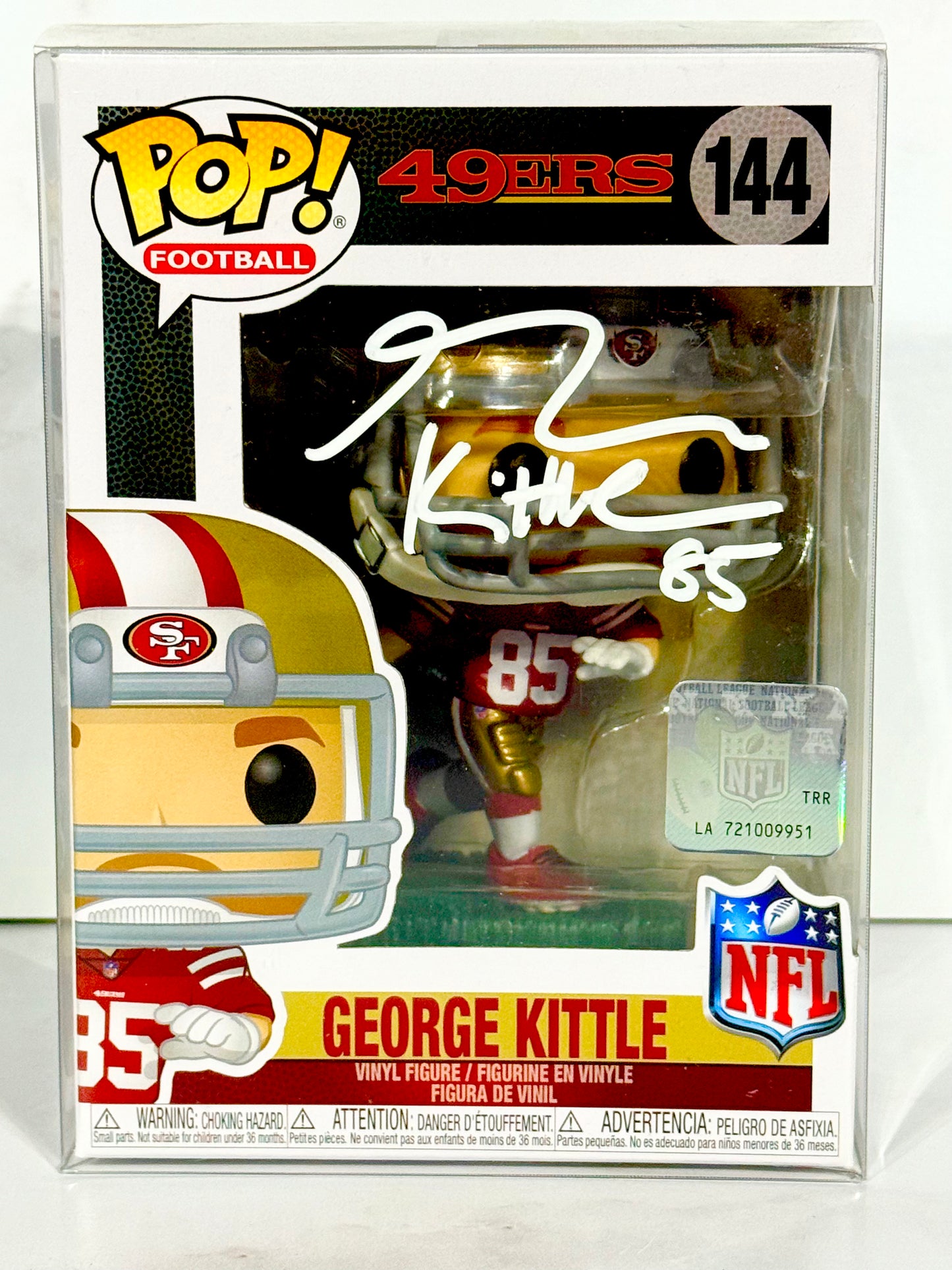 George Kittle Signed 49ers Funko Pop Beckett Certified