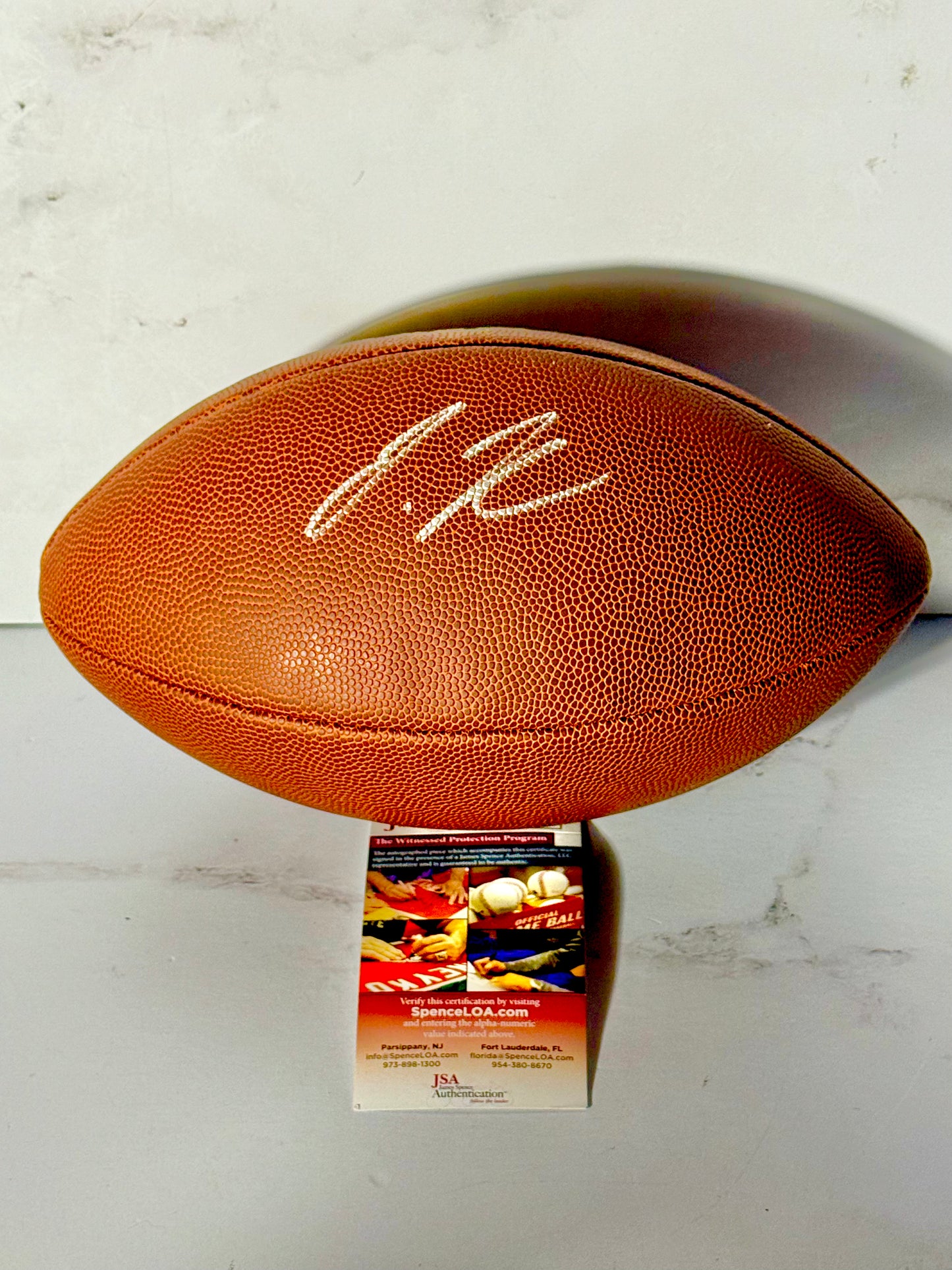 Jaxson Smith-Njigba Signed Seahawks Football JSA Certified