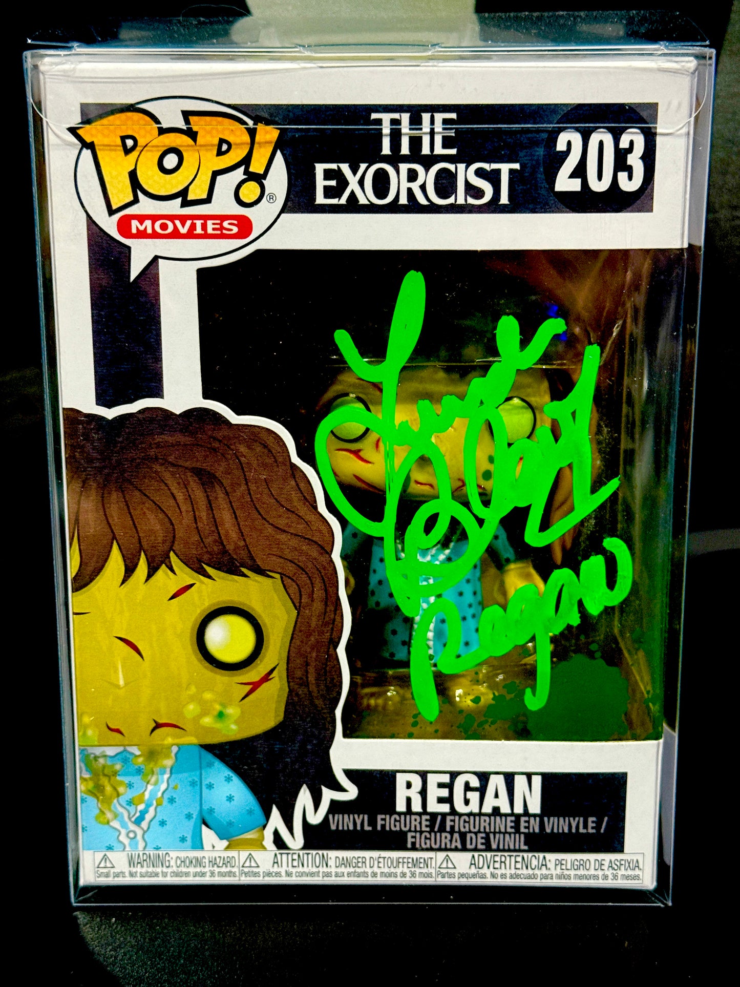 Linda Blair Signed Exorcist Funk Pop Beckett Certified