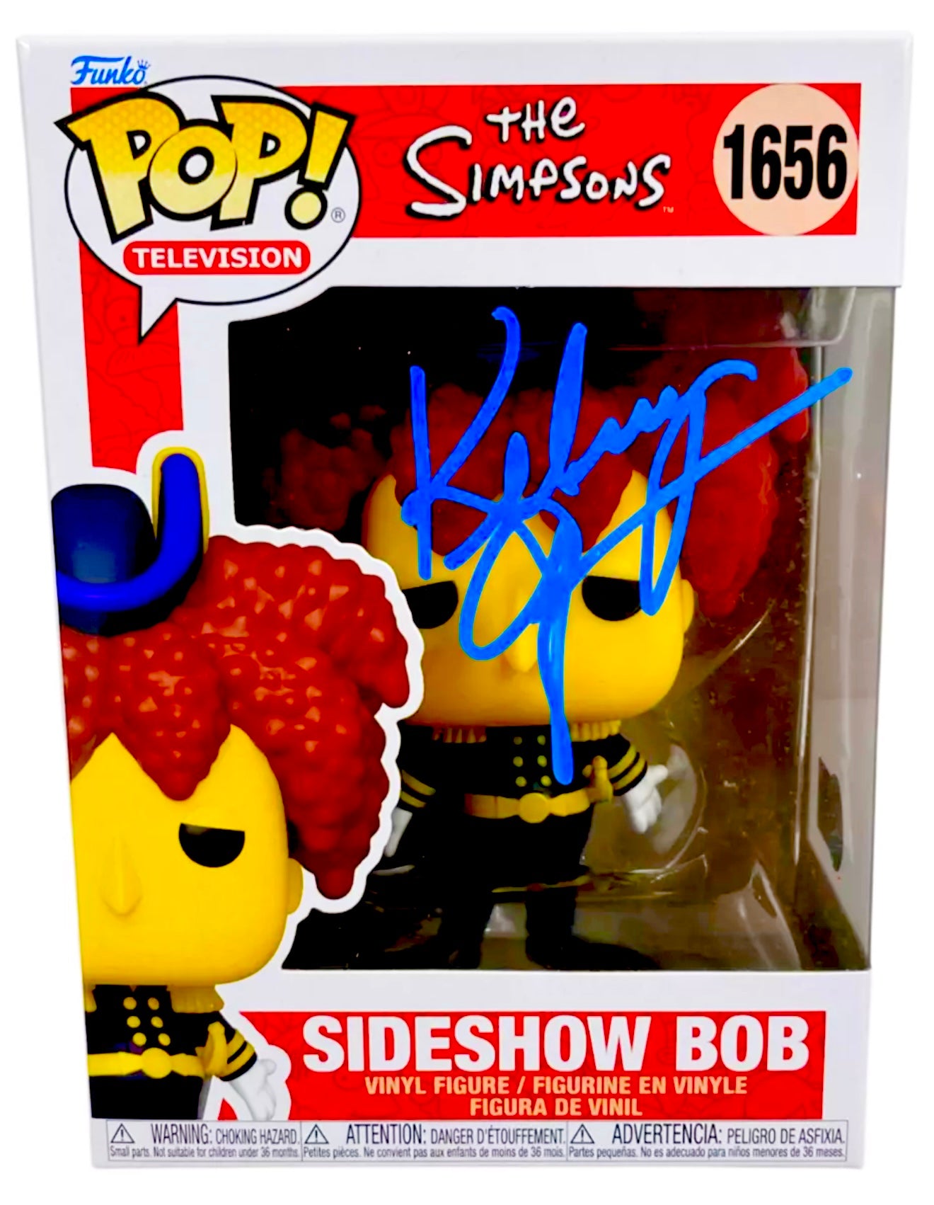 Kelsey Grammer Signed Sideshow Bob Funko Pop Beckett Certified