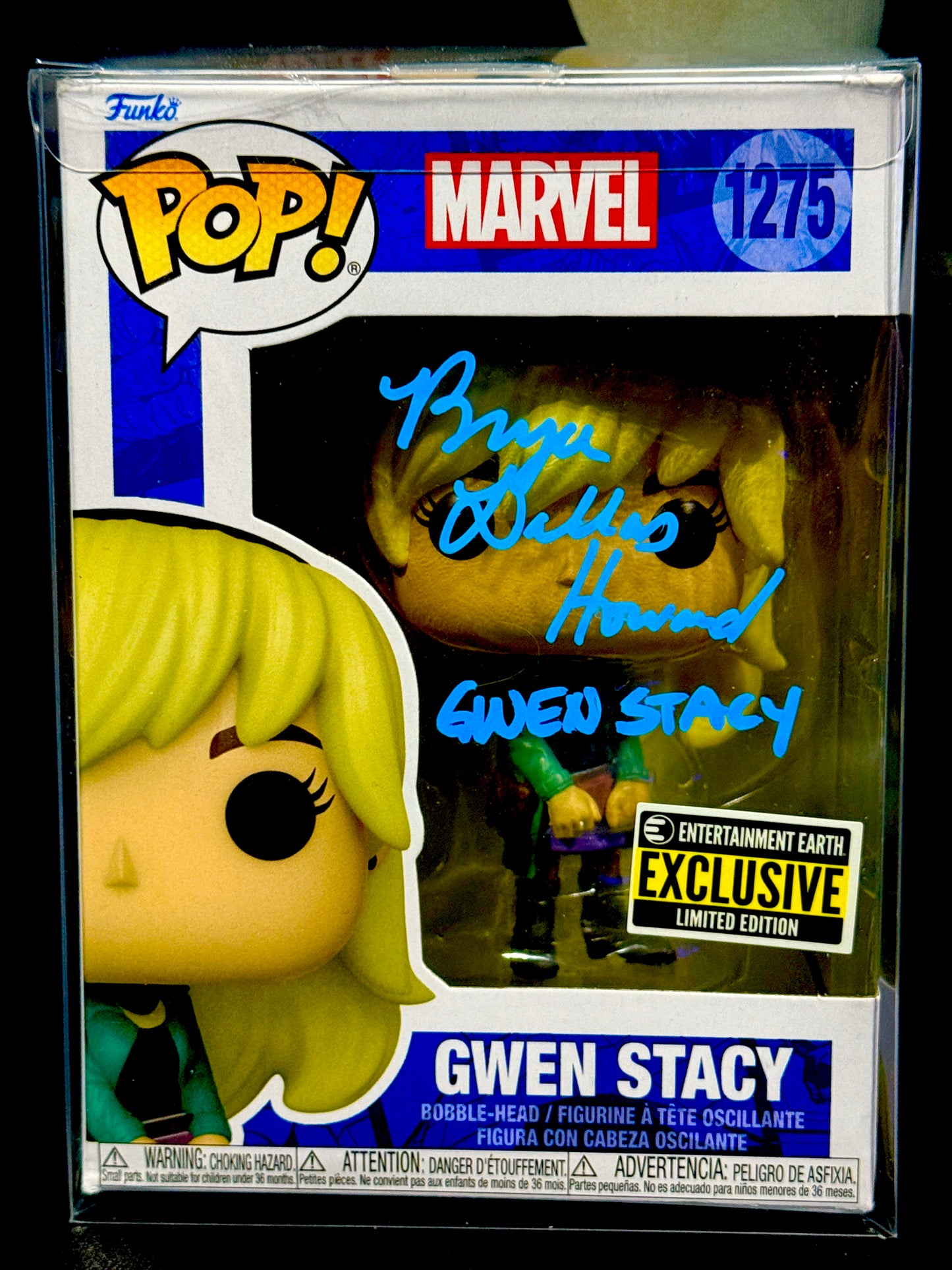Bryce Dallas Howard Signed Gwen Stacey Spider-Man Funko Pop Beckett Certified