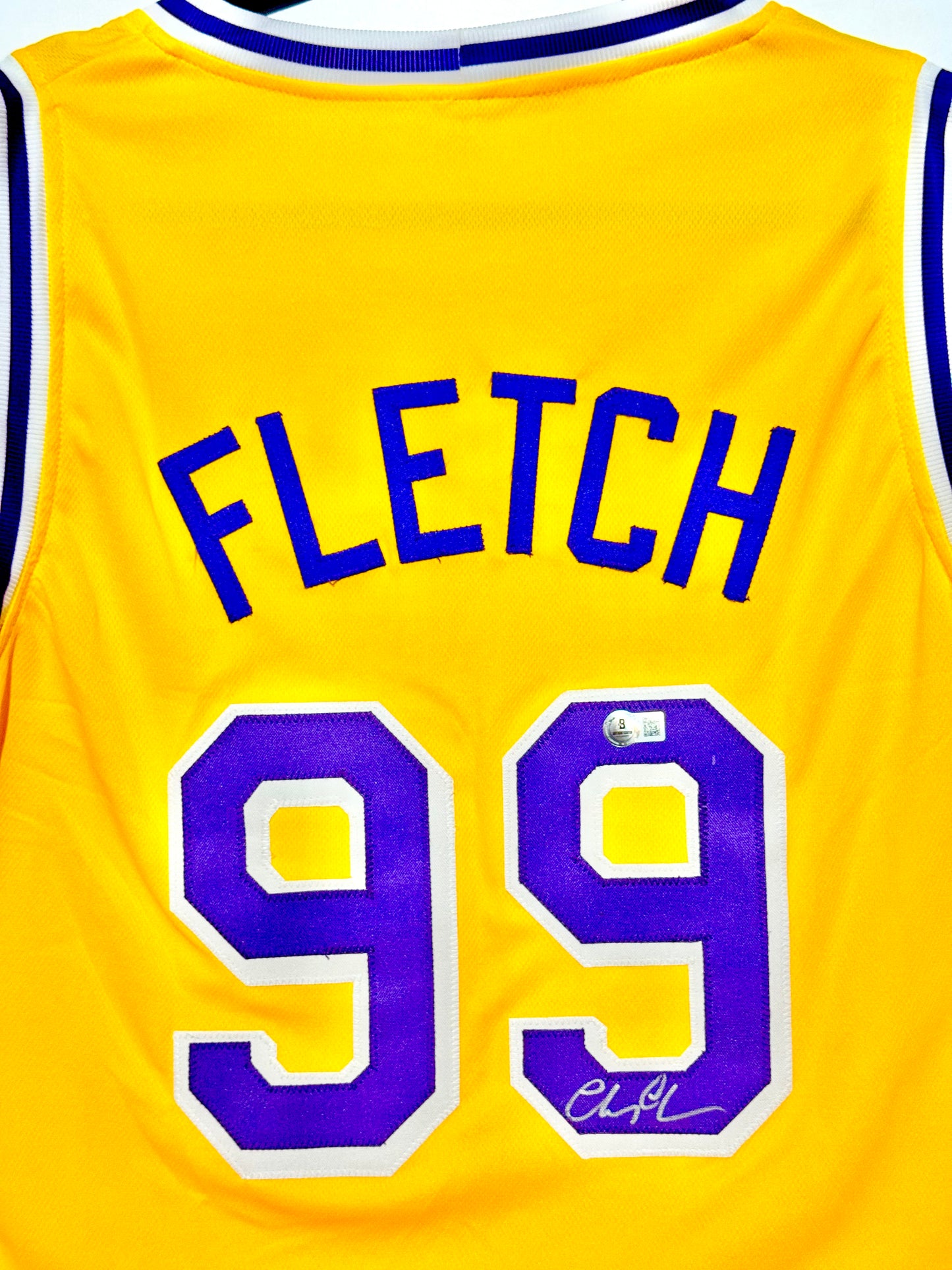 Chevy Chase Signed Lakers Fletch Movie Jersey Beckett Certified