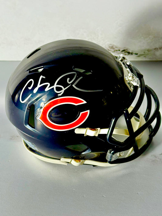 Chevy Chase Signed Bears Mini Helmet Beckett Certified