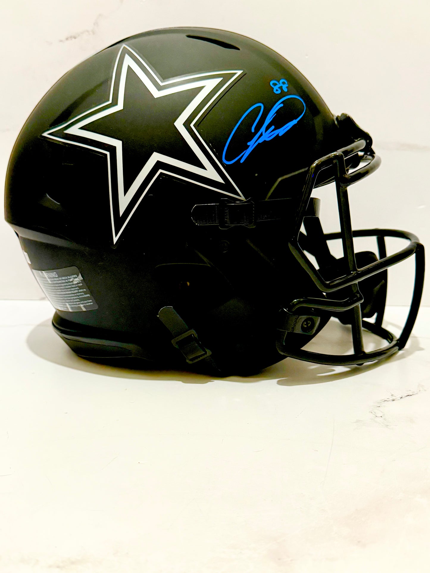 CeeDee Lamb Signed Cowboys Eclipse Full Size Authentic Helmet Fanatics Certified