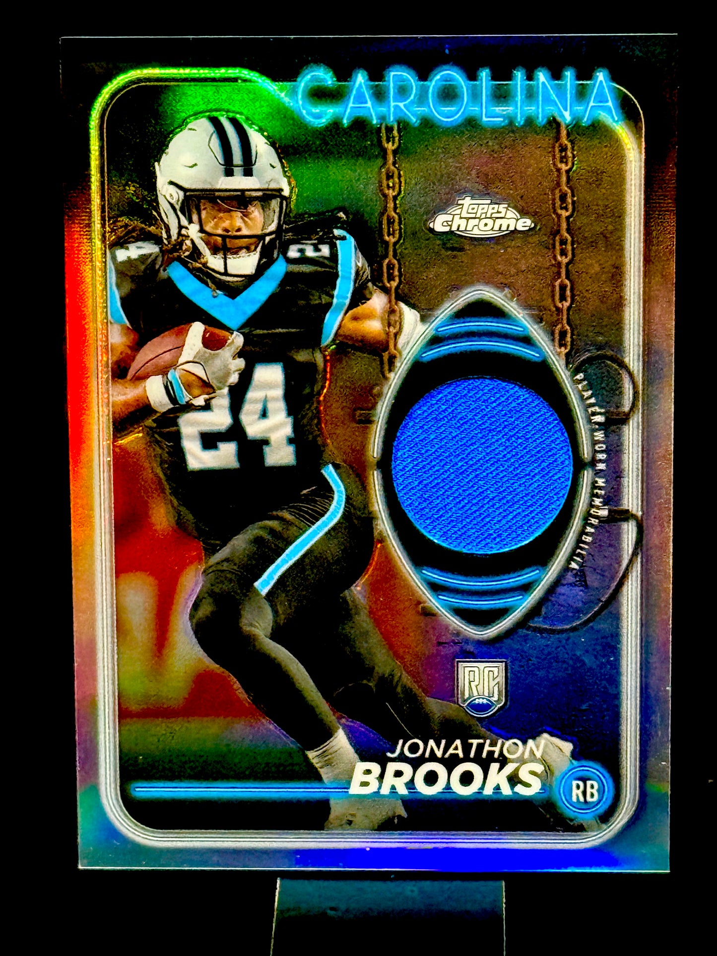 Johnathan Brooks is 2024 Topps Chrome Rookie Relic Patch