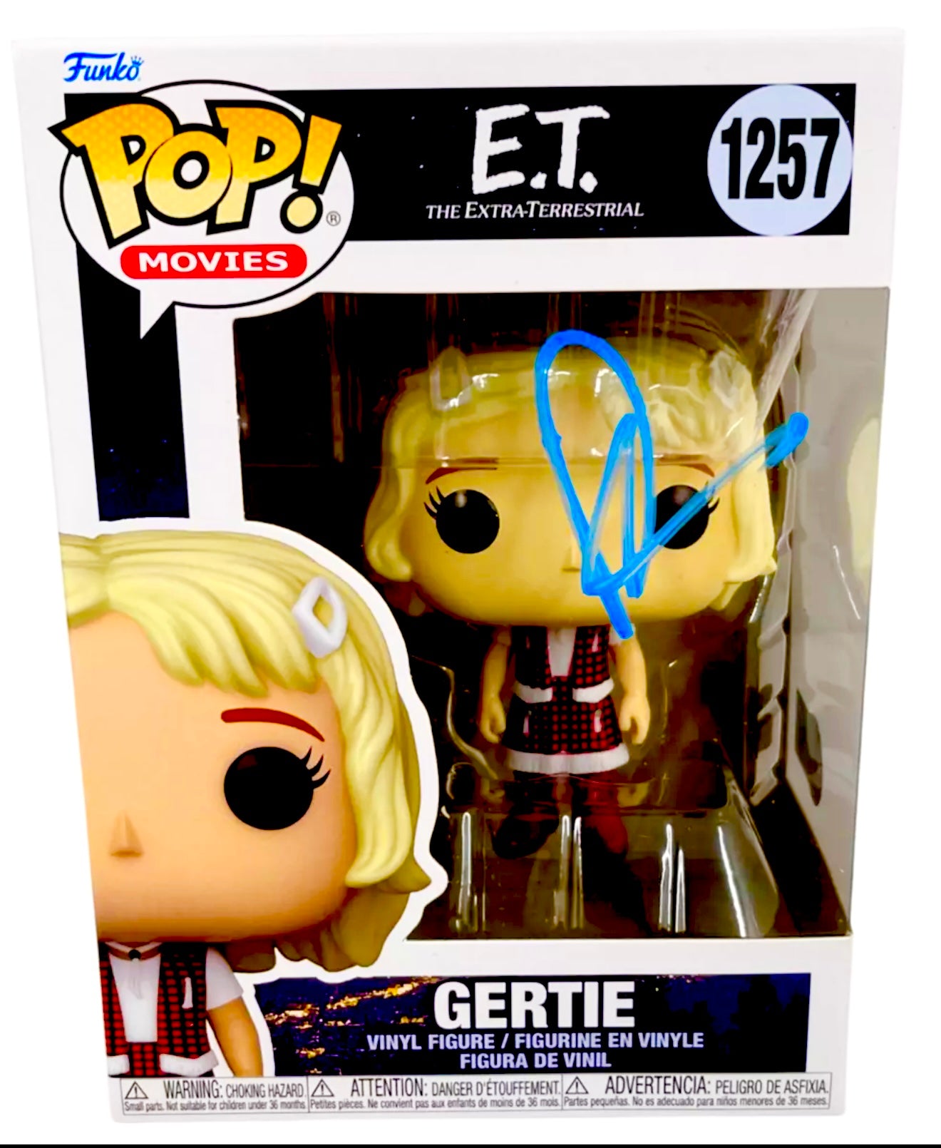 Drew Barrymore Signed ET Funko Pop Beckett Certified