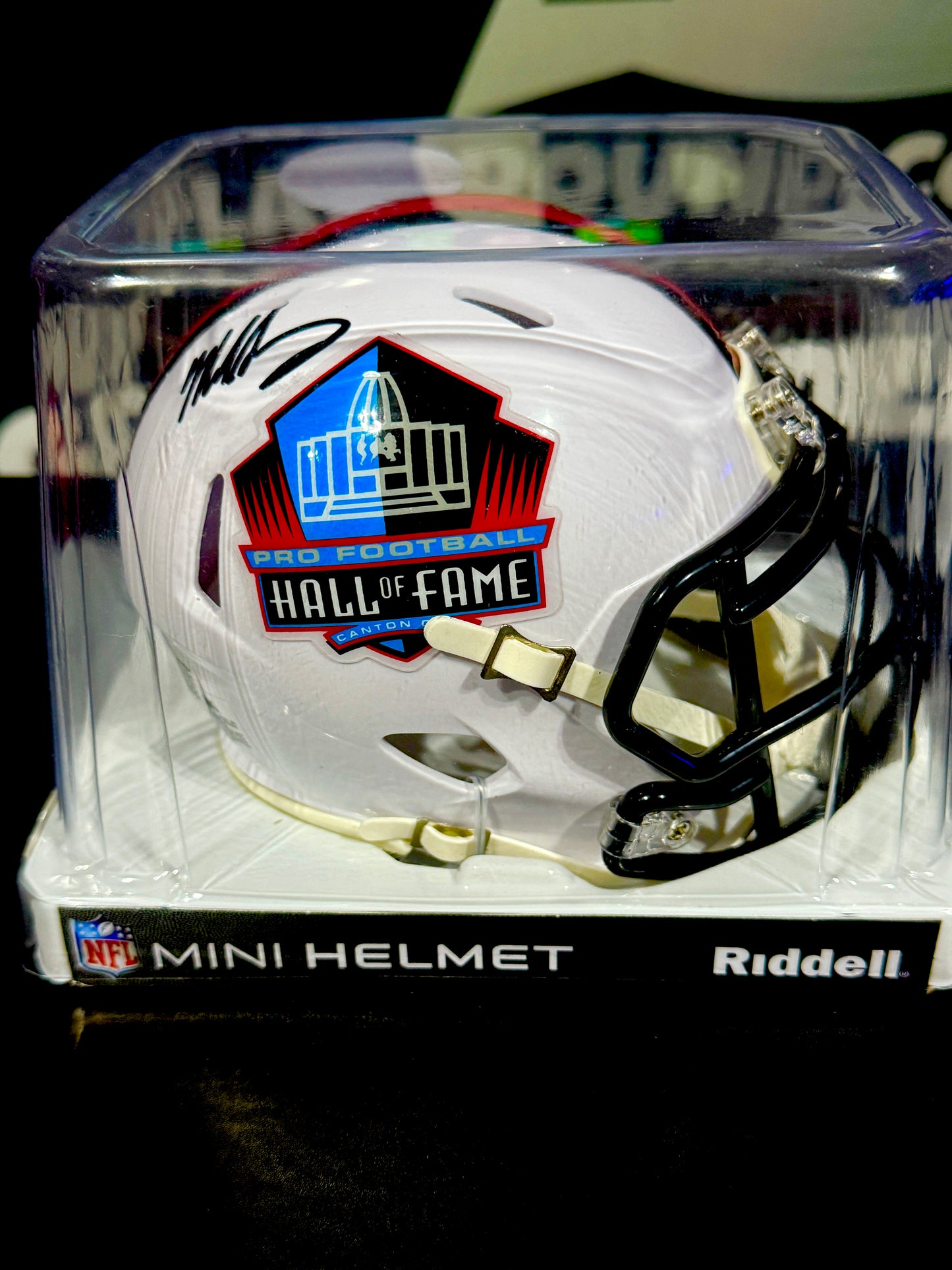 Mike Singletary Signed HOF Mini Bears Helmet Beckett Certified
