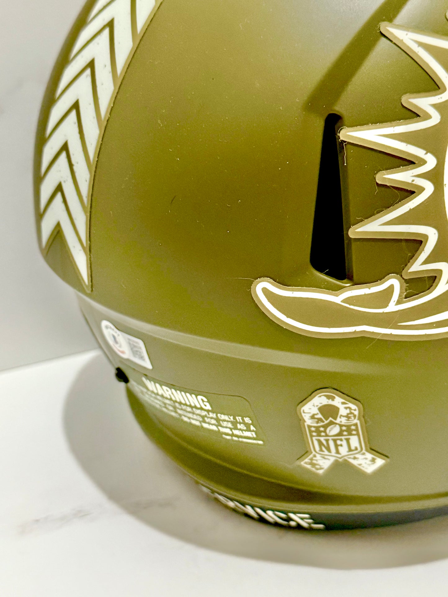 Tyreek Hill Signed Full Size Replica Dolphins STS Helmet Beckett Certified