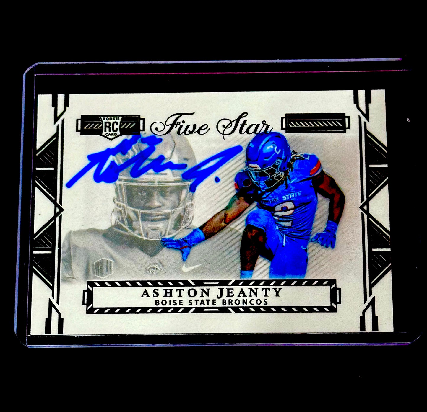 Ashton Jeanty Signed 2024 Five Star Custom Card 1st Autographed Card