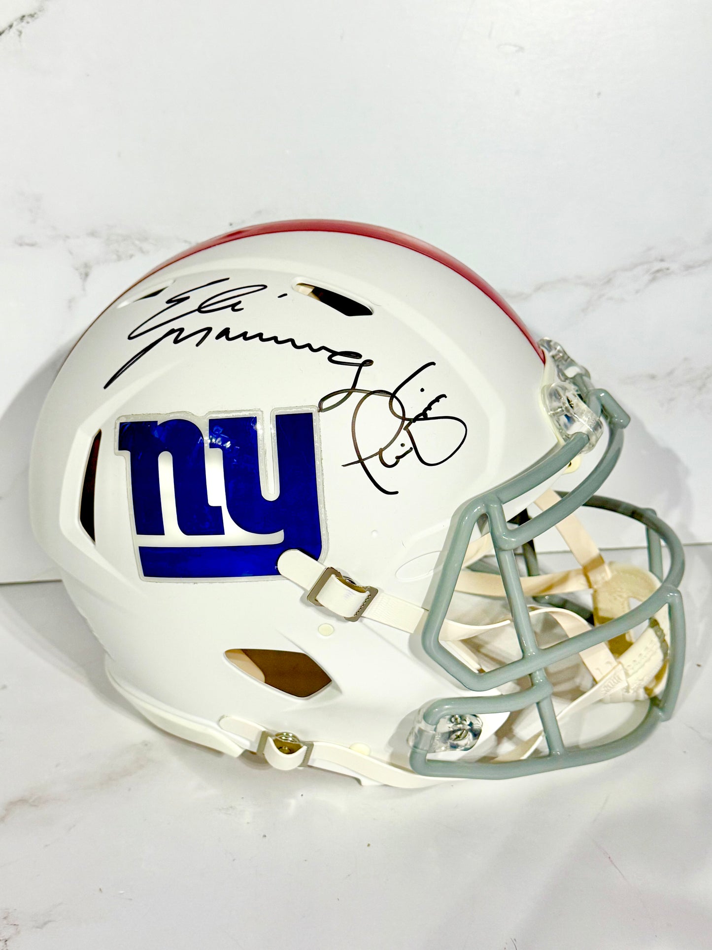Eli Manning & Phil Simms Signed Giants Alt Full Size Authentic Helmet Fanatics Certified