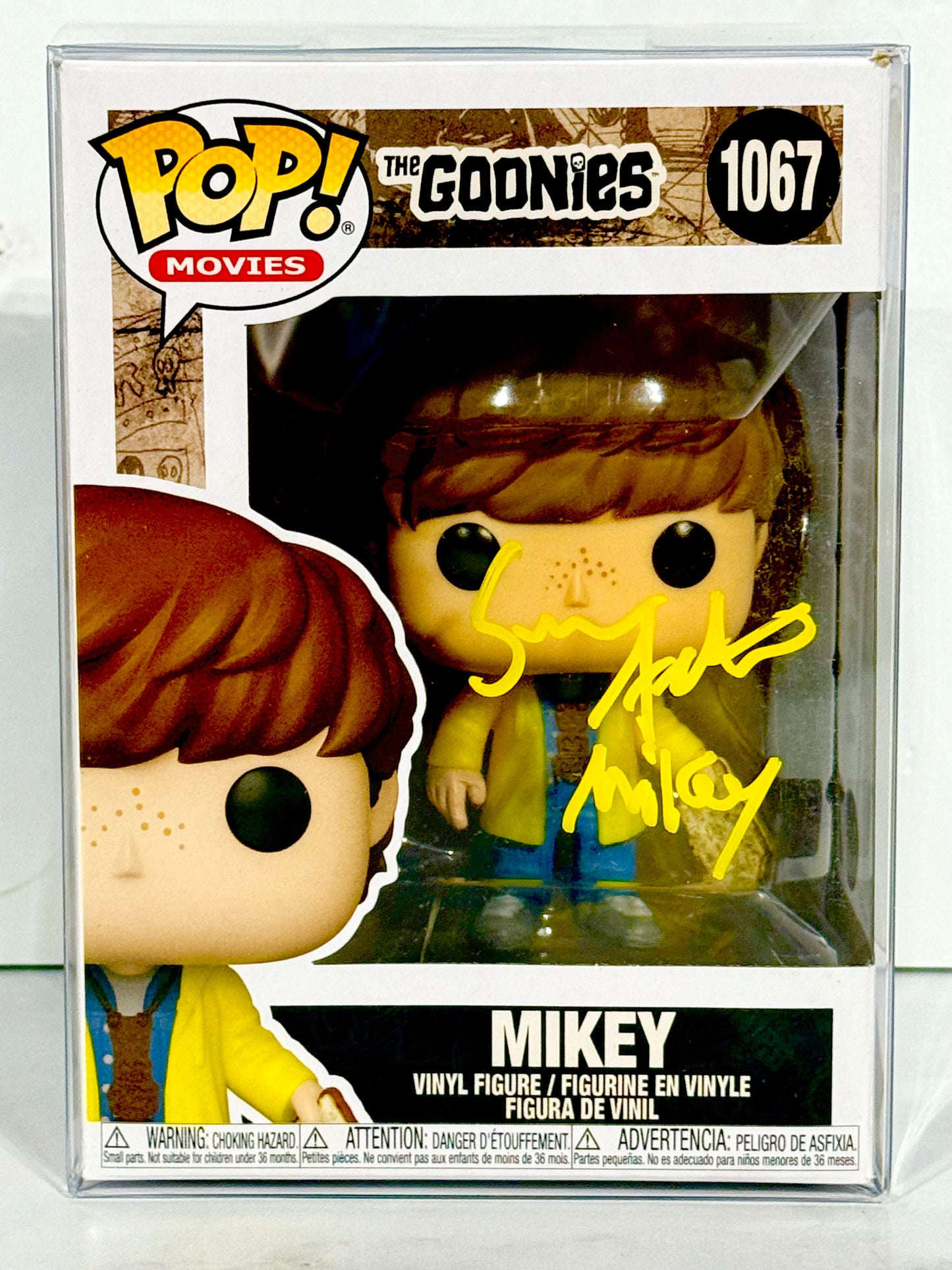 Sean Astin Signed Goonies Funko Pop Beckett Certified