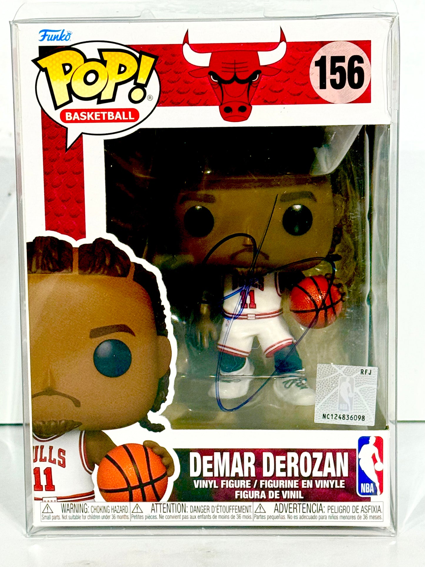 Demar Derozan Signed Bulls Funko Pop
