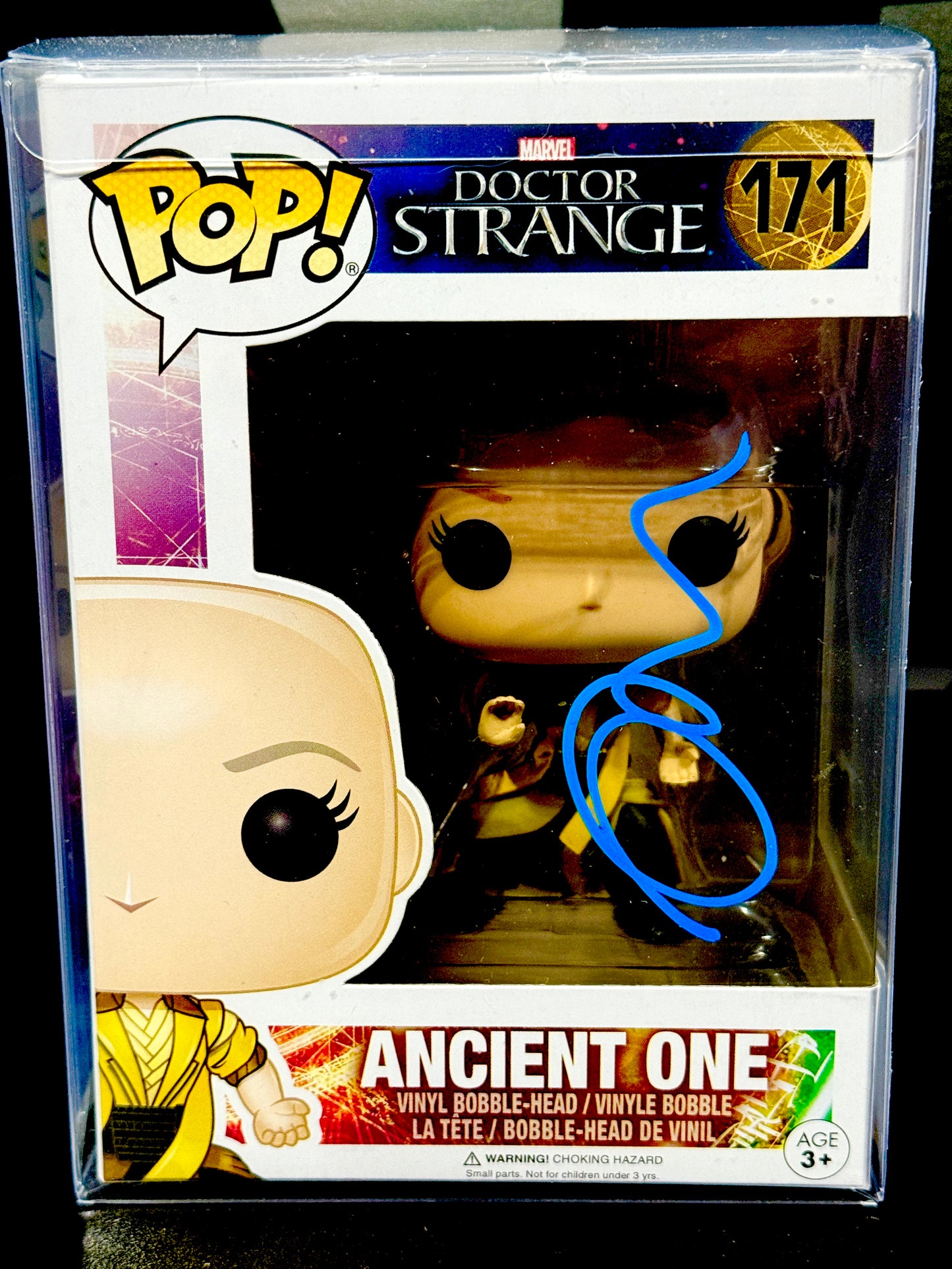 Tilda Swinton Signed Dr Strange Funko Pop Beckett Certified