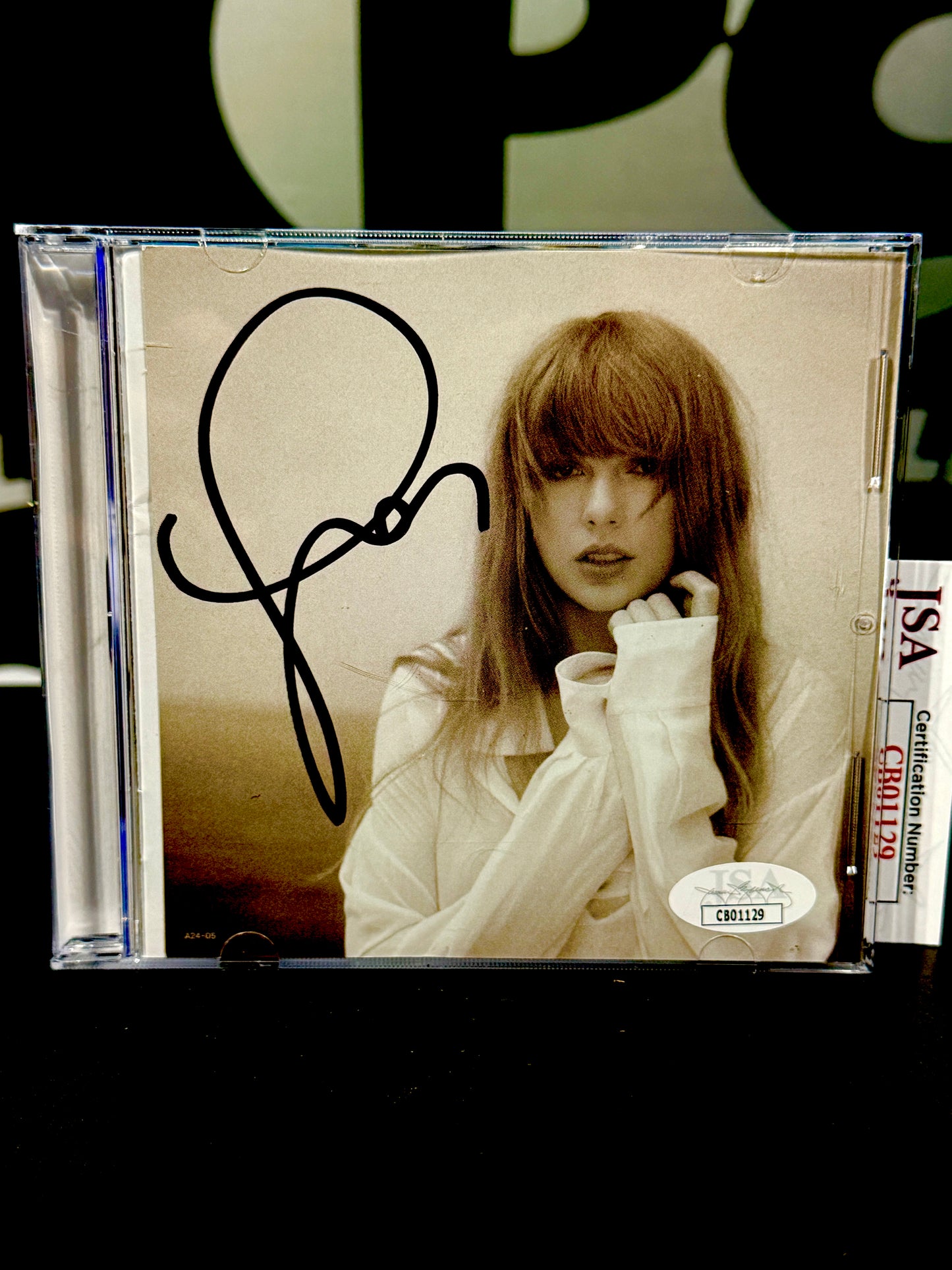 Taylor Swift Signed Tortured Poets CD JSA Certified